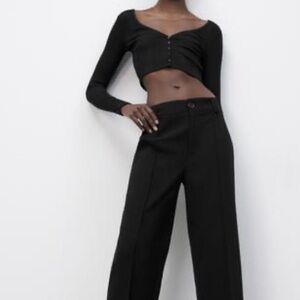 NWT Zara Ribbed Cropped Jacket